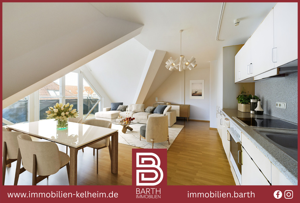 Thumbnail-Helle Dachgeschosswohnung mit großen Balkon und tollem Ausblick