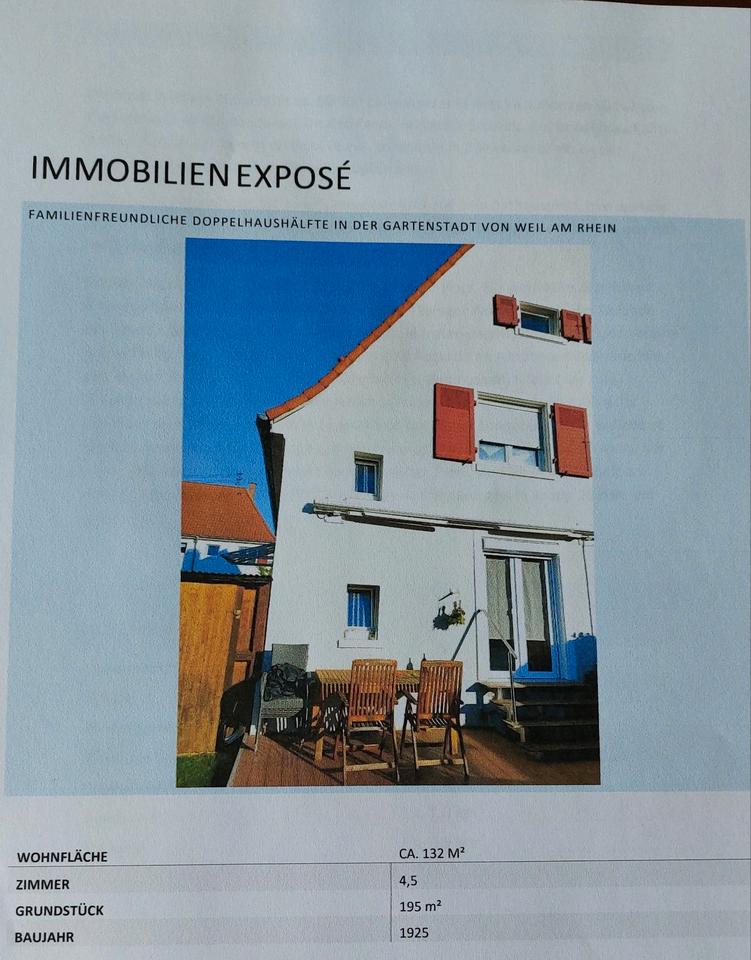 Thumbnail-Doppelhaus Hälfte, Weil am Rhein