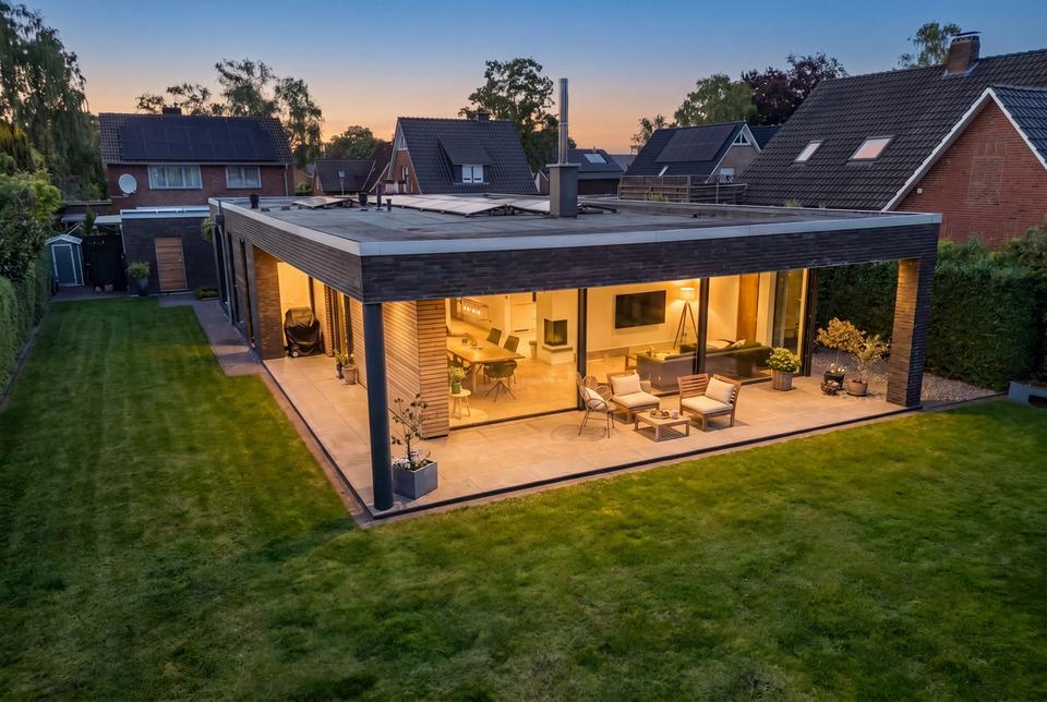 Thumbnail-Architekten-Bungalow mit Loft-Feeling nahe der Nordsee