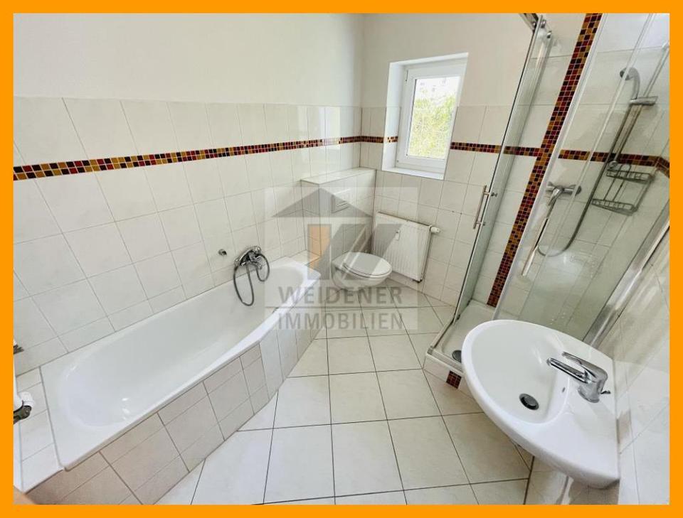 Thumbnail-Familien willkommen! 4 R.-Wohnung mit West-Balkon, Wanne, Dusche und Hausgarten in Gera-Debschwitz!