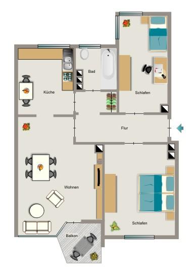 Thumbnail-Bei VIVAWEST die Sonnenstrahlen auf dem eigenen Balkon genießen.