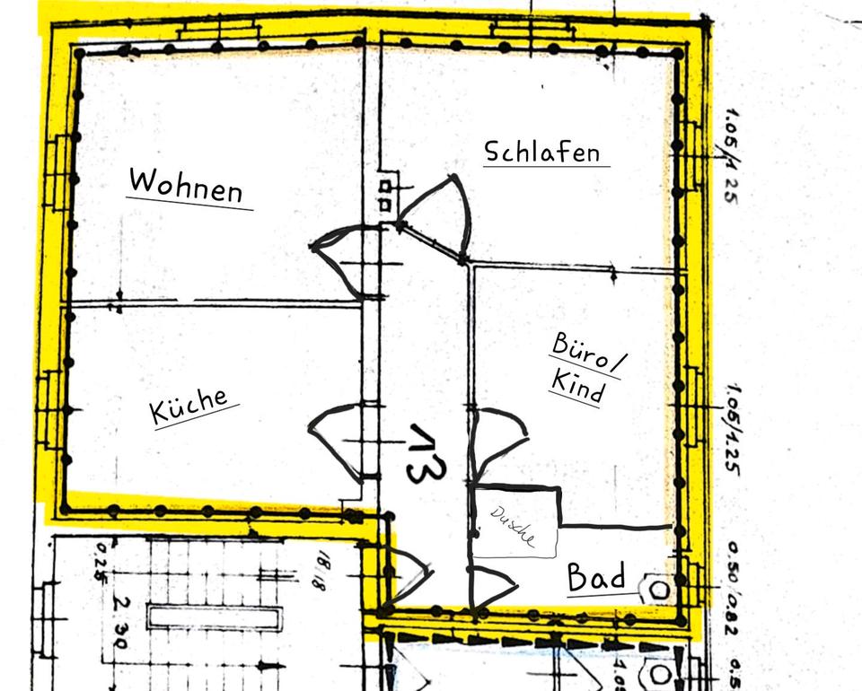 Thumbnail-helle kernsanierte 3 Zimmer-Wohnung