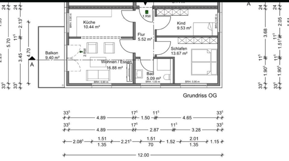 Thumbnail-3- Zimmer Wohnung