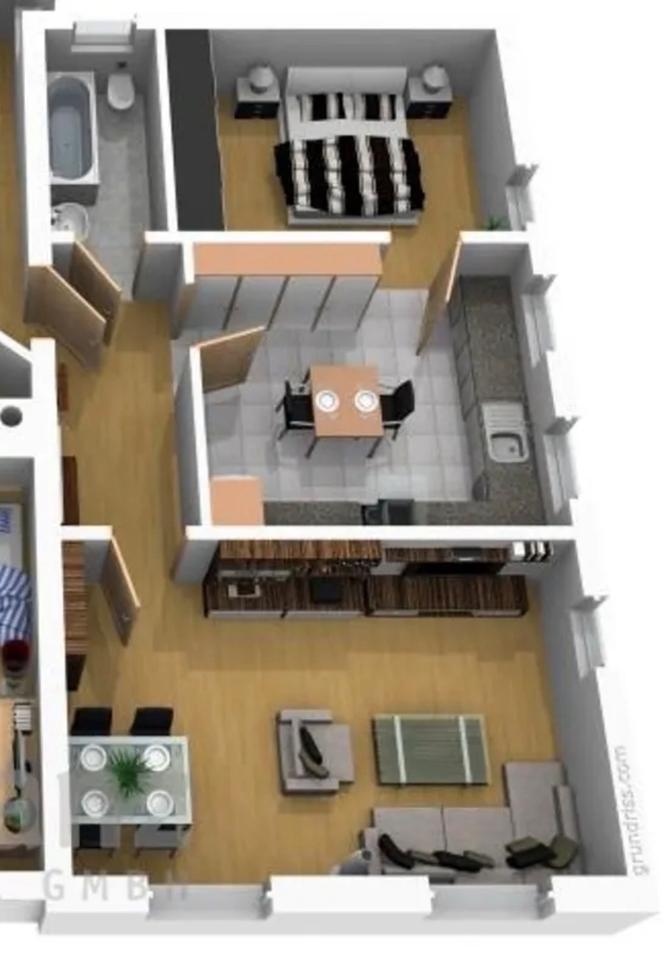 Thumbnail-Gemütliche 2-Raumwohnung in Zschopau mit Kamin und Garage