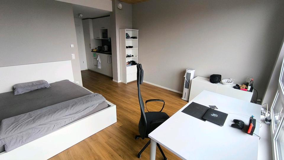 Thumbnail-Sillvolles 1-Zimmer-Appartment in 4. OG mit Dachterrassenzugang