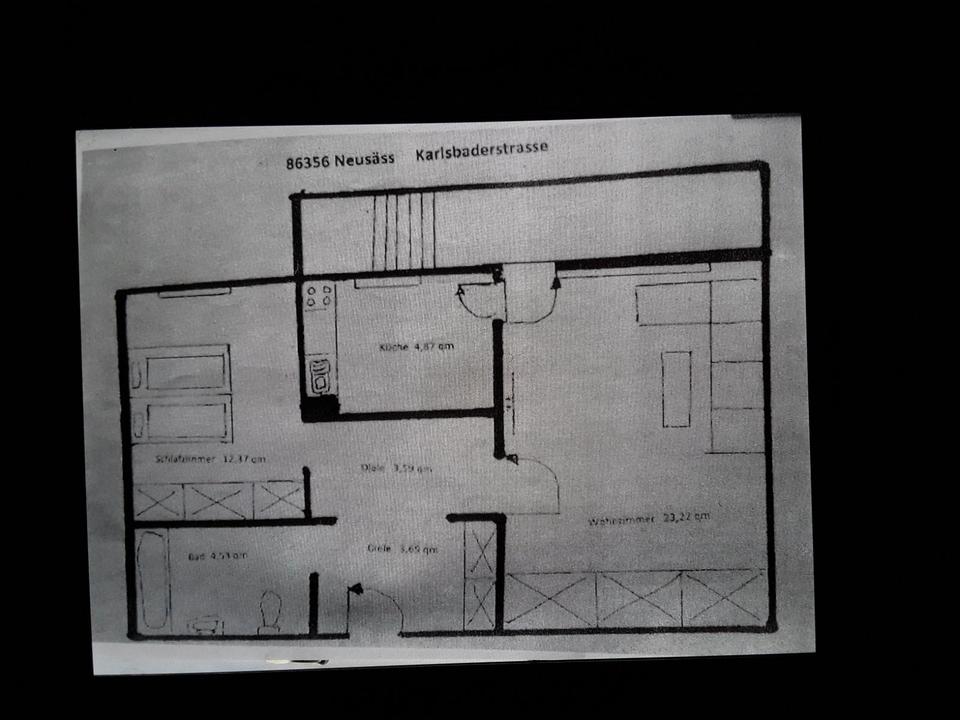 Thumbnail-Schöne 2 ZKB,Balkon und Gartenanteil,mitten im Grünen