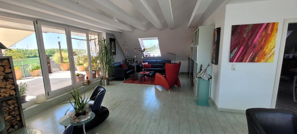 Thumbnail-Penthouse-Whg mit Sauna & Kamin - ruhige Süd-Lage