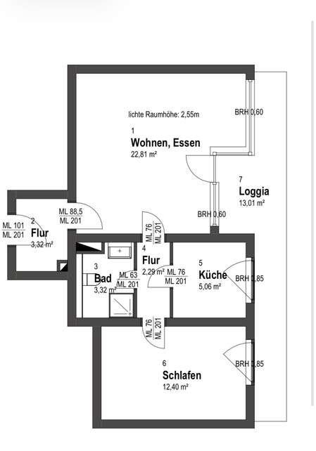 Thumbnail-2-Zimmer-Wohnung in Düsseldorf Niederkassel