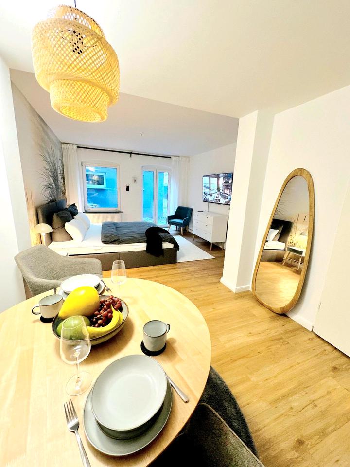 Thumbnail-Voll möbliertes 1-Zimmer-Apartment | 36 m² | Terrasse | All-Inclusive | Nähe Kiel | Hbf Mindestmiete 6 Monate | Firmen | Paare