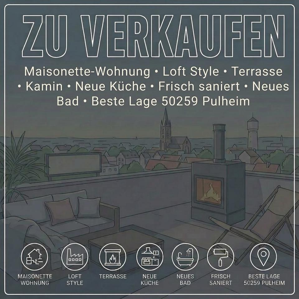 Thumbnail-Von PRIVAT: sanierte Maisonette, Dachterrasse & Kamin, alles neu