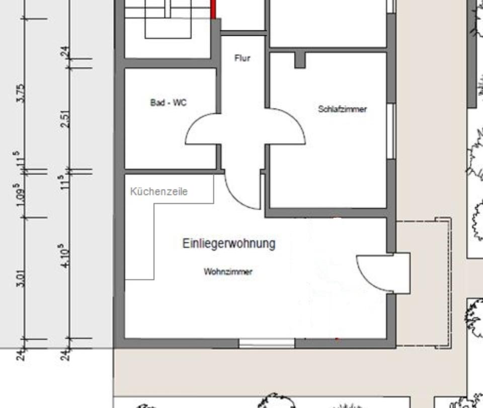 Thumbnail-WohnungELW für Wochenend-Heimfahrerin Pendlerin