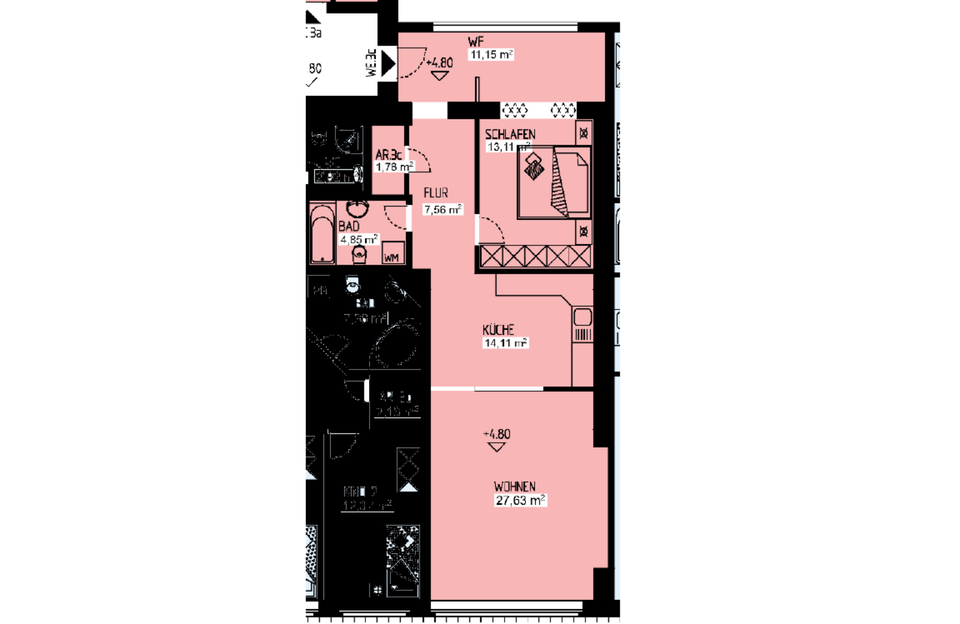 Thumbnail-2,5 Zimmer Wohnung in zentraler Lage von Dortmund-Hörde