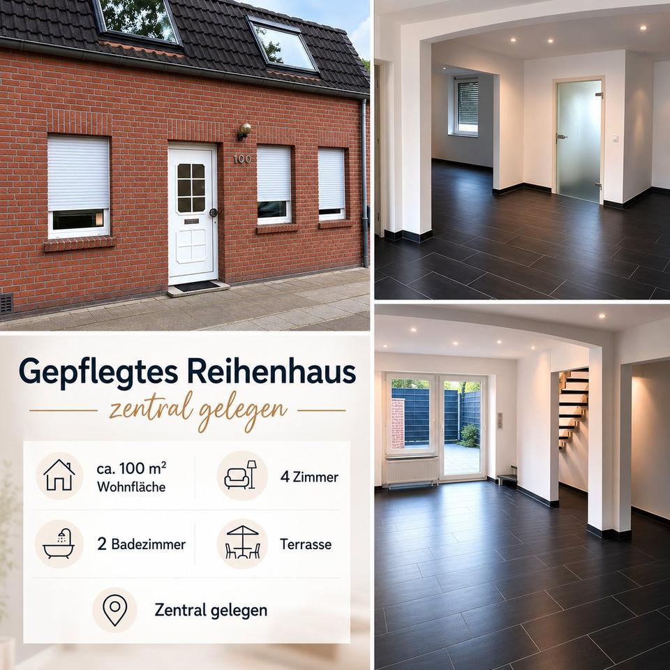 Thumbnail-Charmantes Reihenhaus in zentraler Lage – Wohnen zum Wohnungsprei