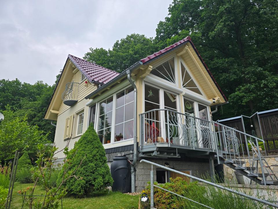 Thumbnail-Charmantes Ferienhaus am Waldrand bei Meißen mit schönem Garten