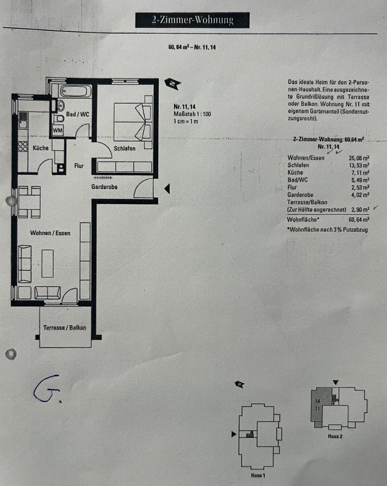 Thumbnail-Eigentumswohnung, 2 Zimmer in Gniebel