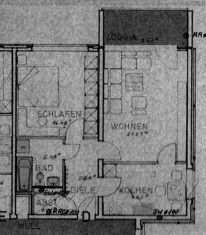 Thumbnail-2,5-Zimmer Eigentumswohnung ca. 65 m2