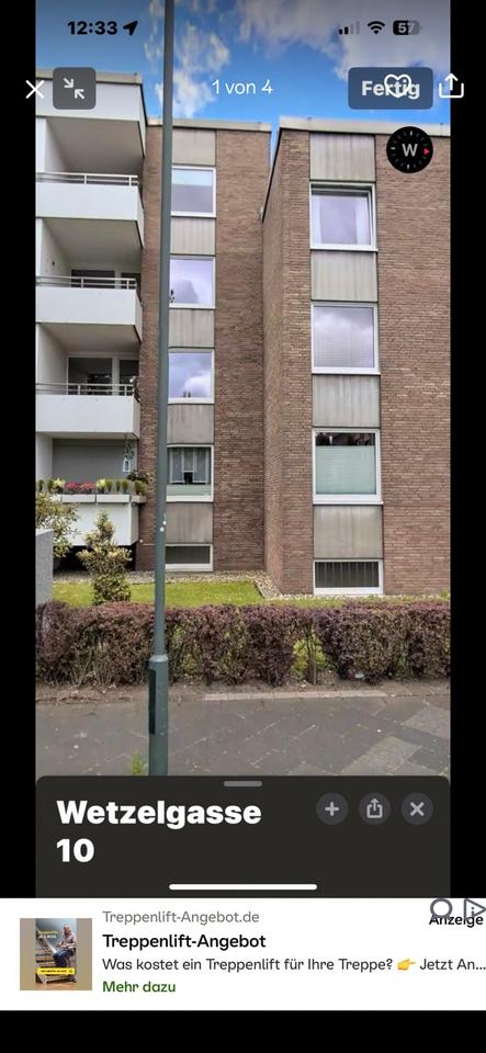 Thumbnail-2Zi Kü Bad 76qm MÖBLIERT OberkHerdt Nähe Rheinufer EU 1550. incl