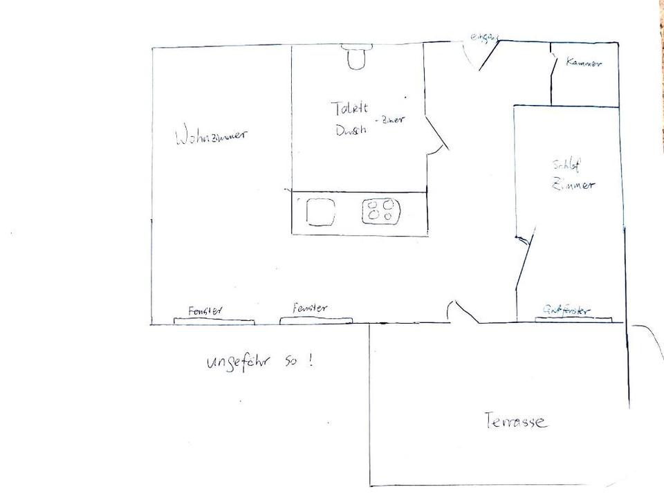 Thumbnail-Moderne 2 Zimmer Wohnung(Neubau 2023) mit Garten und EBK