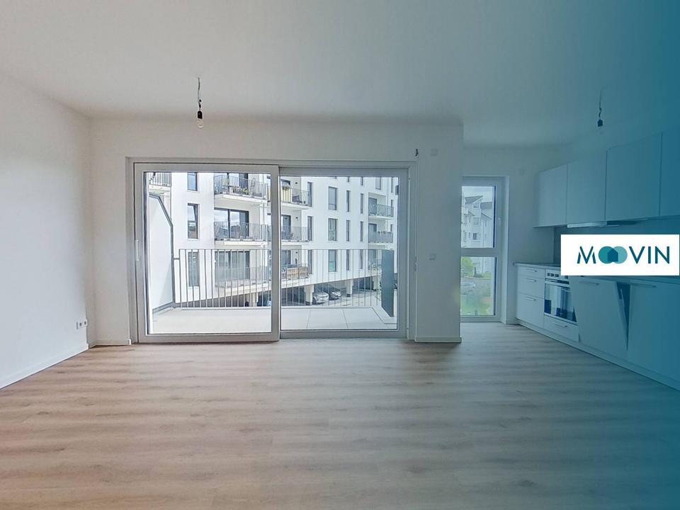 Thumbnail-READY TO MOVE IN: Moderne 2-Zimmer-Wohnung mit EBK und Balkon – Koffer packen, wohlfühlen!