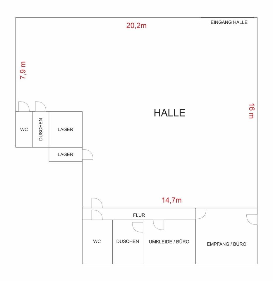 Thumbnail-Halle Büro zu vermieten