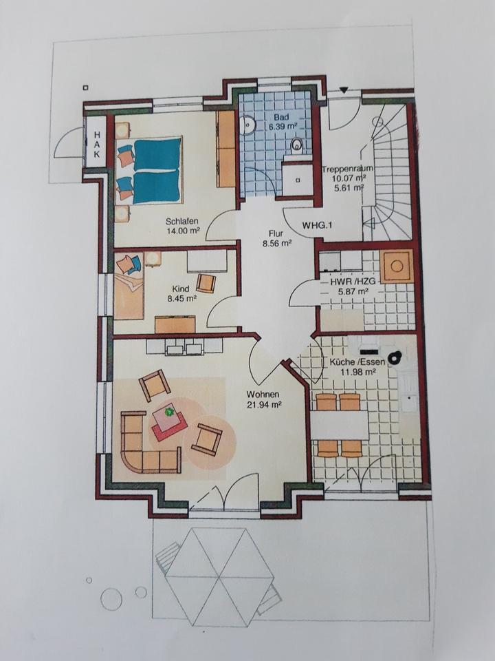 Thumbnail-Erdgeschosswohnung in Moormerland-Warsingsfehn in Zentraler Lage