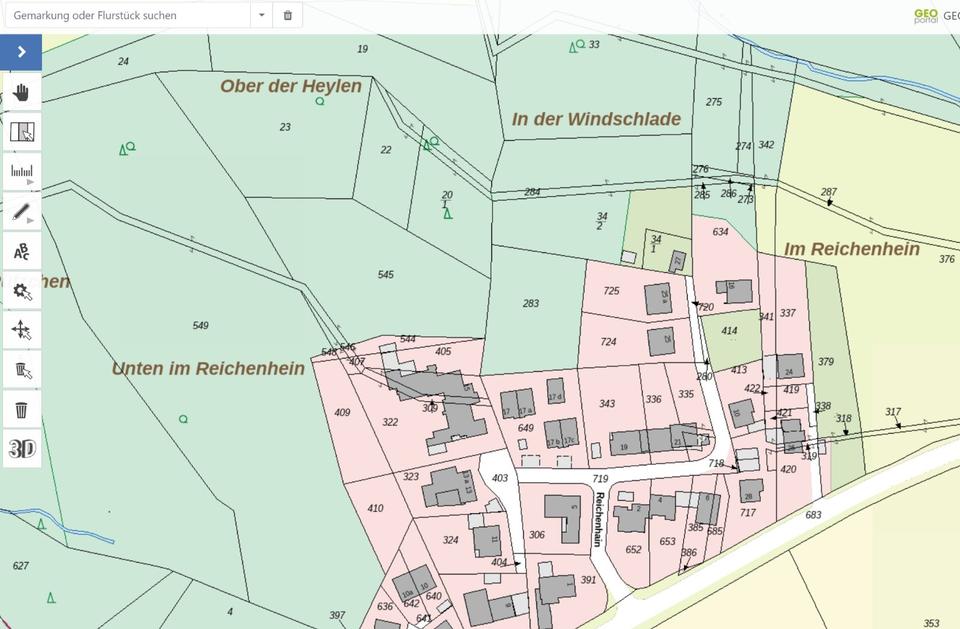 Thumbnail-Großes Baugrundstück 1.379 m² – Bebauung mit 2 Einfamilienhäusern