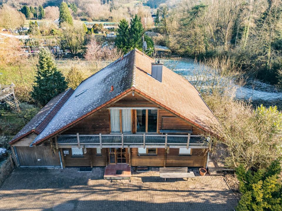Thumbnail-Freistehendes Holzhaus in idyllischer Natur nahe Köln
