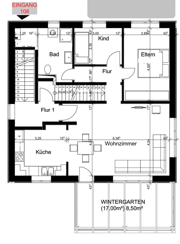 Thumbnail-2,5 Zimmer Mietwohnung, Königsheideweg - Ab Juni 2026