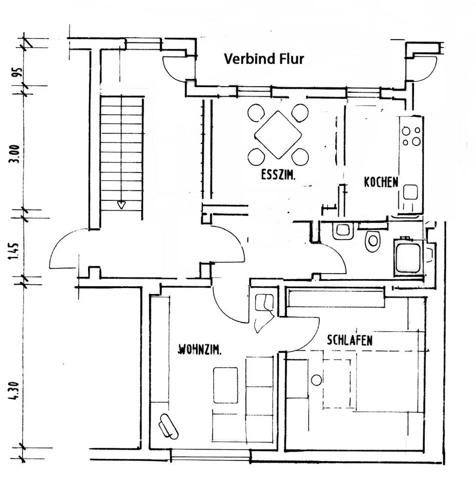 Thumbnail-Preiswerte Wohnung 51qm Velbert Am Berg