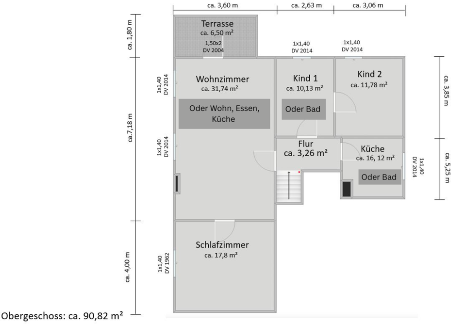 Thumbnail-Großzügige Wohnung in Grünberg