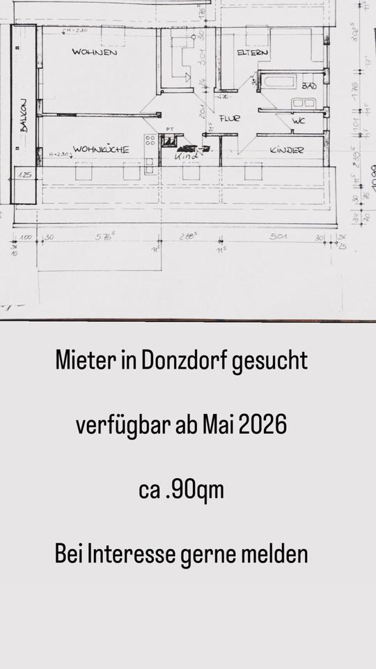 Thumbnail-3- Zimmer Wohnung in Donzdorf 90qm