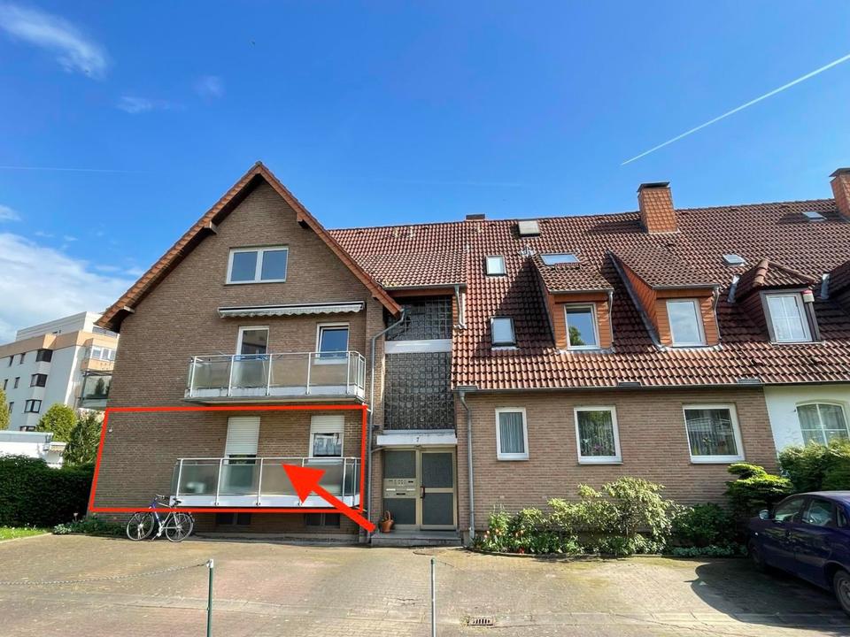 Thumbnail-Frisch renoviert und viel Ruhe! 2 Zimmer Wohnung mit EBK und Balkon