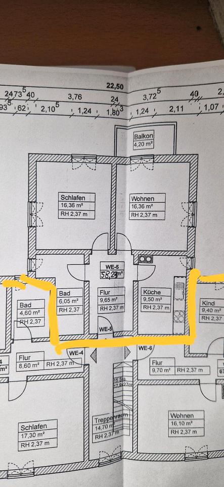 Thumbnail-2 Zimmer Wohnung 1. OG, 58,23m², Bergblick