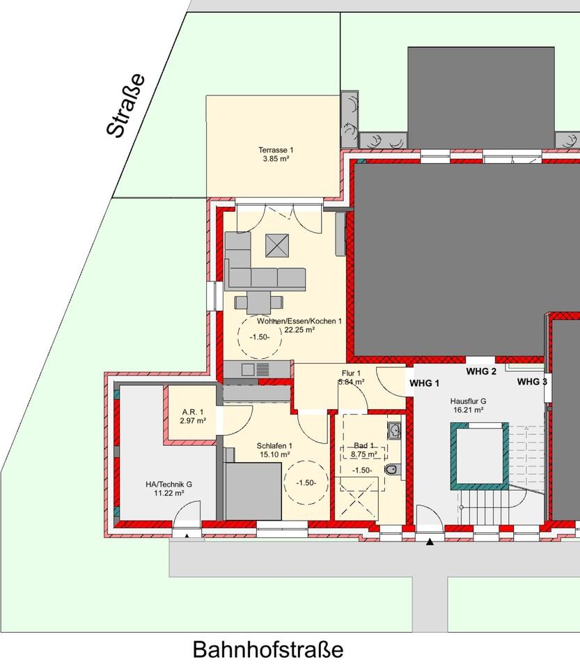 Thumbnail-Wohnung zu vermieten Neubau Freren
