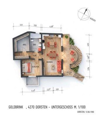 Thumbnail-Modernes Apartment in ruhiger Wohnlage – Goldbrink, Dorsten