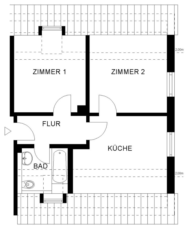Thumbnail-Schöne 2-Zimmer-Wohnung in Finnentrop-Heggen