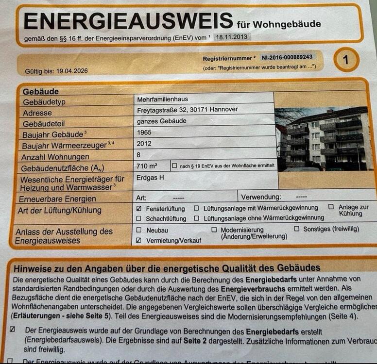 Thumbnail-1,5 Zimmer Wohnung, 39,92 m2, top Lage Südstadt Maschsee!