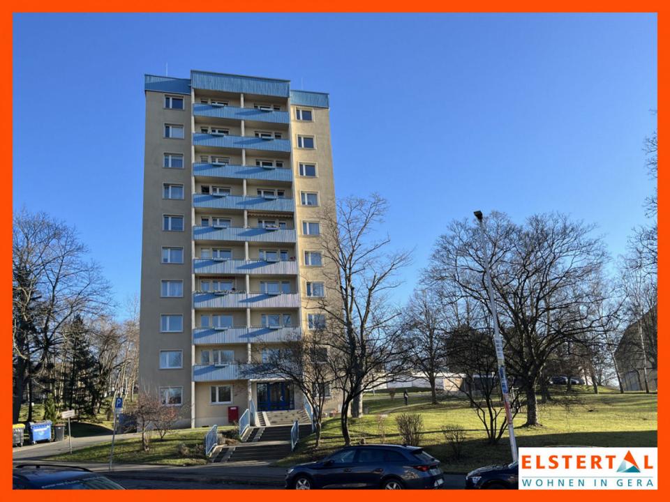 Thumbnail-2-Raum-Wohnung mit Einbauküche, Aufzug, Balkon, Bad mit ebenerdiger Dusche!