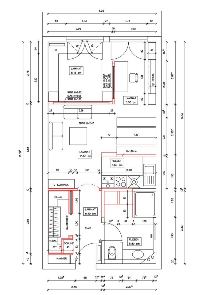 Thumbnail-Hochwertige 2 Zimmer-Single-Wohnung in Rüdesheim