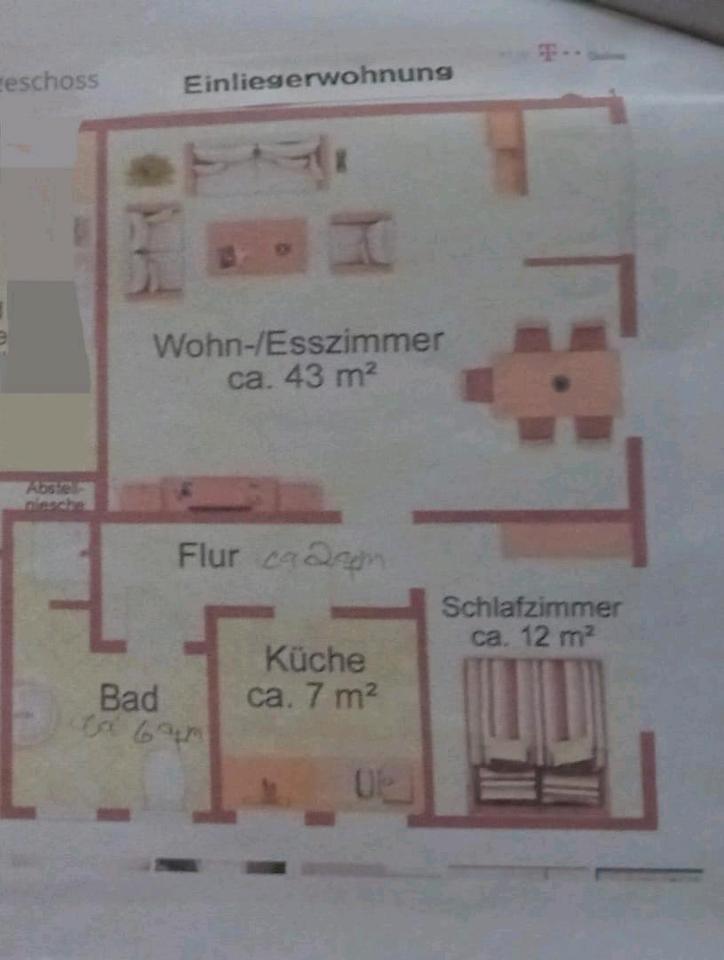 Thumbnail-Gemütliche 2-Zimmer Wohnung mit EBK und bodenebener Dusche