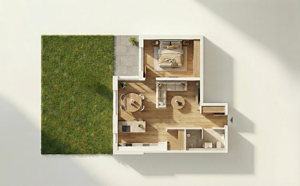 Thumbnail-Zentral und Naturnah leben, Platz zum Aufleben + entfalten. Hochwertige Wohnung zum Verlieben