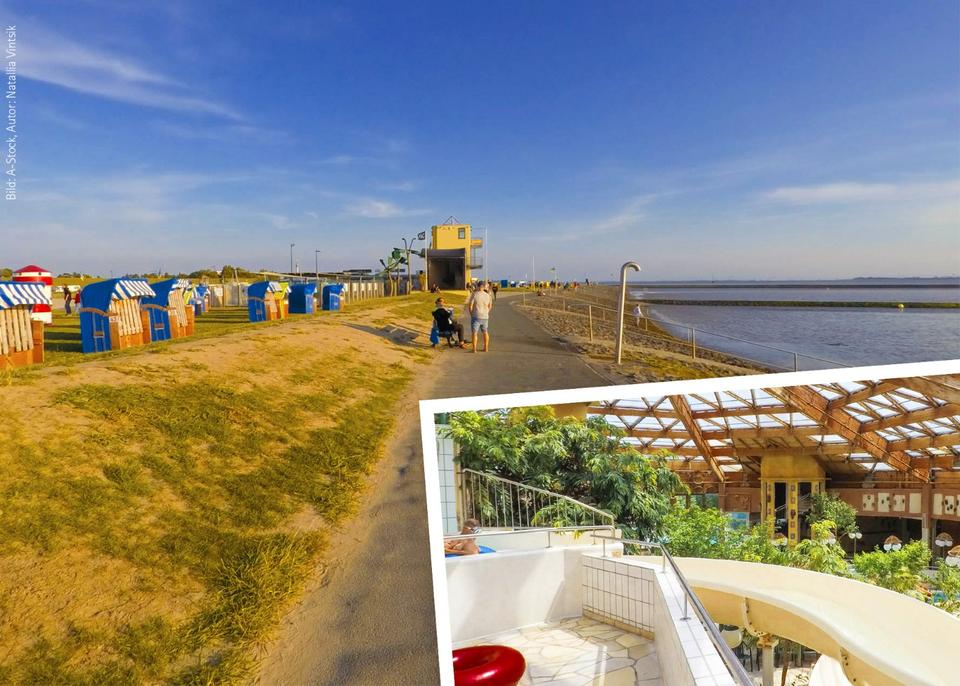 Thumbnail-Familienurlaub im Spätsommer am Meer + Erlebnisbad-Besuch! (4 P.)