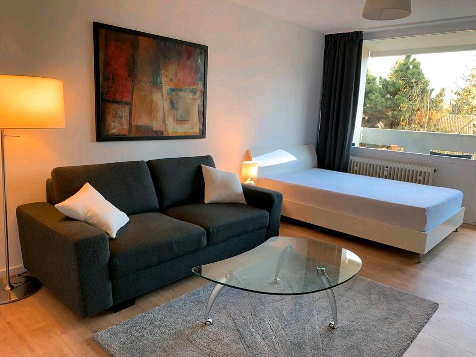 Thumbnail-FFM-Oberrad, sonniges 1 Zi-Apartment voll möbliert