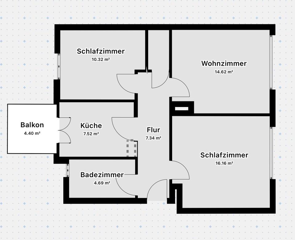 Thumbnail-2,5 Zimmer Schwabing 63qm - 1950€