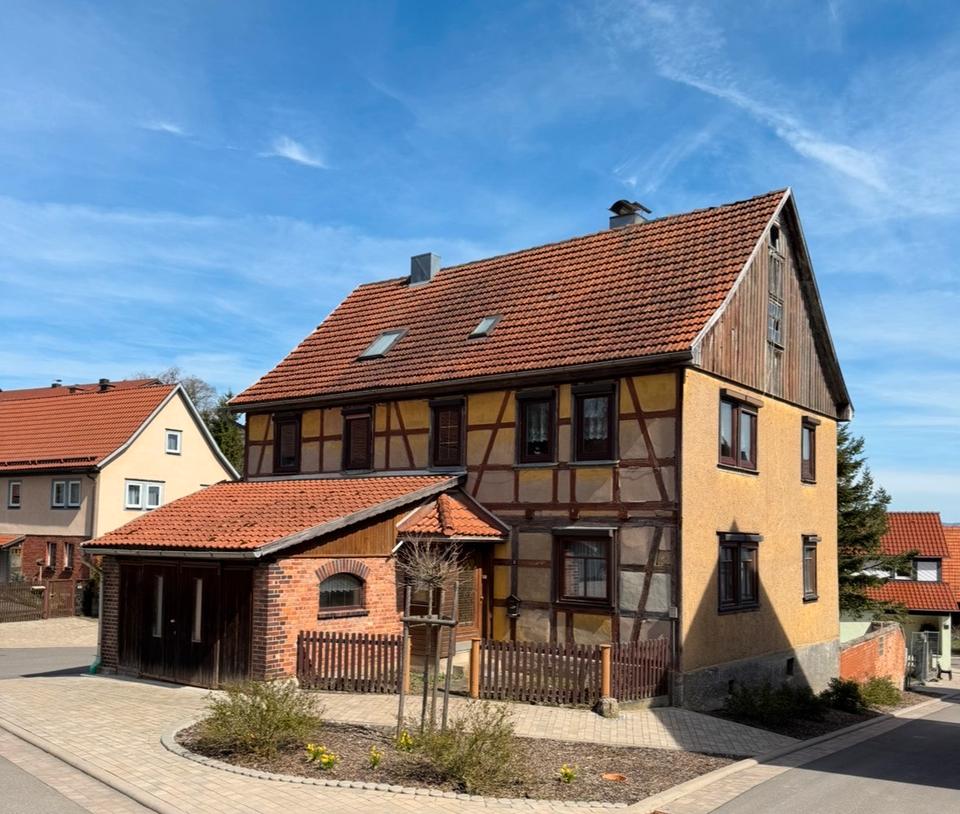 Thumbnail-Fachwerkhaus mit viel Platz in der Ortsmitte von Kühndorf !!