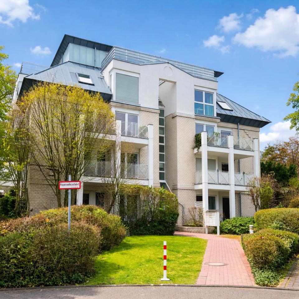 Thumbnail-Attraktive Maisonette-Wohnung mit Einbauküche, 2 Terrassen &Tiefgaragenstellplatz in Bonn-Heiderhof!