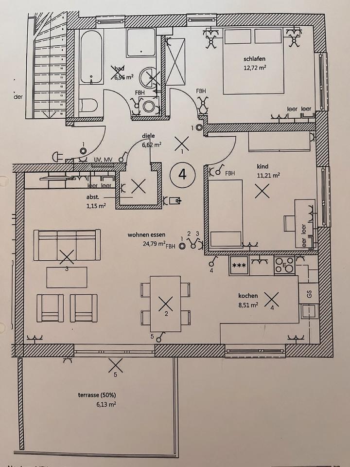 Thumbnail-Helle 3-Zimmer Wohnung mit Balkon in Armstorf
