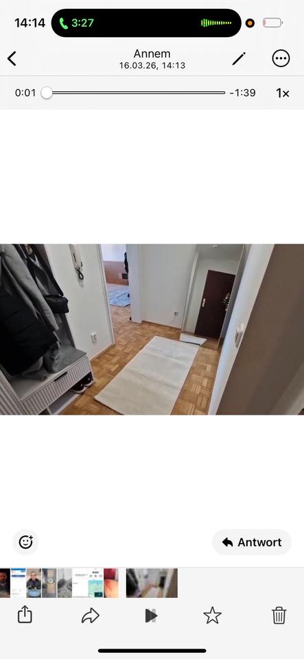 Thumbnail-Moderne mobilisierte 2 Zimmer Wohnung Nähe Landgrabenstraße