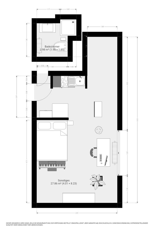 Thumbnail-gemütliches 1 Zimmer Appartement in 55411 Bingen-Büdesheim