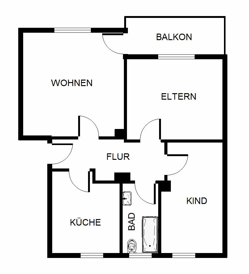 Thumbnail-Demnächst frei! 3-Zimmer-Wohnung in Gelsenkirchen Hassel